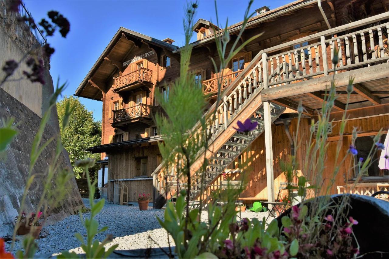 Alpina Lodge Bed & Breakfast Tschiertschen Bagian luar foto