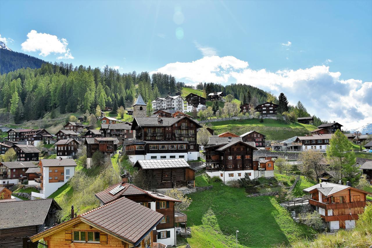 Alpina Lodge Bed & Breakfast Tschiertschen Bagian luar foto